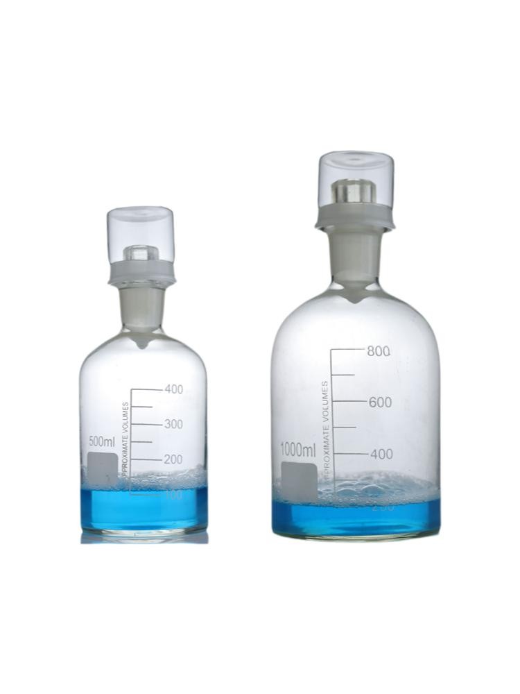 Lab Supply: 125ml-1000ml Dissolved Oxygen Bottle with Single Double Cap
