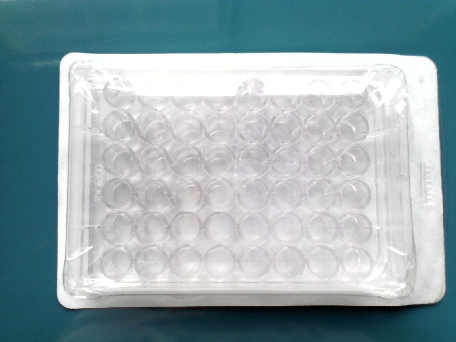 Lab Clear Plastic Rectangle Shape 96 Compartments Cell Culture Plate new