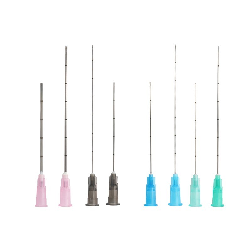 Sterile microcannula Blunt Tip Cannula Needle Injectable Hyaluronic Acid Fillers