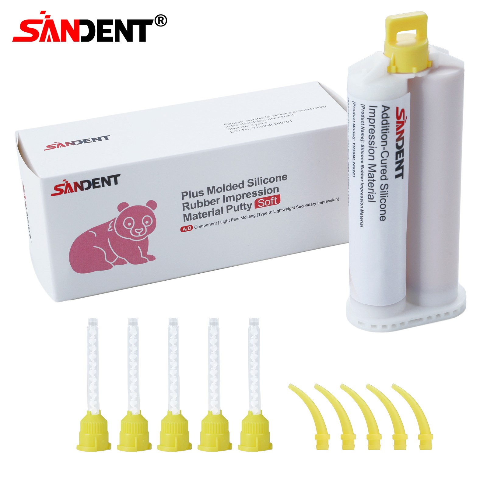 Dental VPS Fast Set Impression Material cartridge 50ML Light body