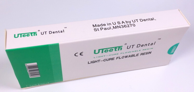 UT Dental Composite Light Cure Flowable Resin Syringes A1-3 Shade Tooth Filling