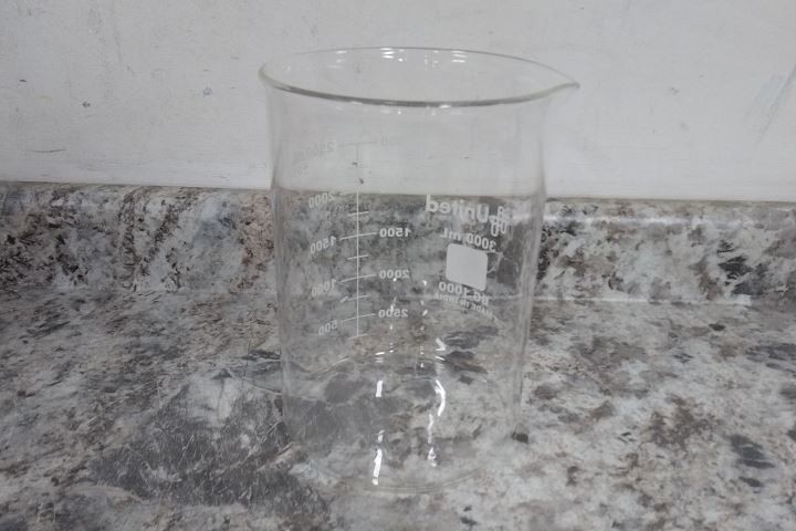 Borosil BG1000-3000 4 Pk 3000mL, 3L, 96 Oz Capacity Glass Beaker