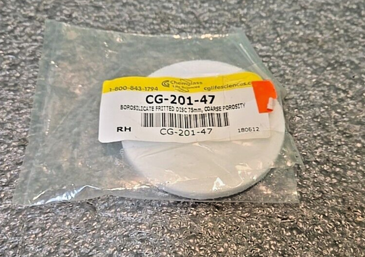 CHEMGLASS Cg-201-47 Disc, 75mm, Coarse, Filter | Cg20147