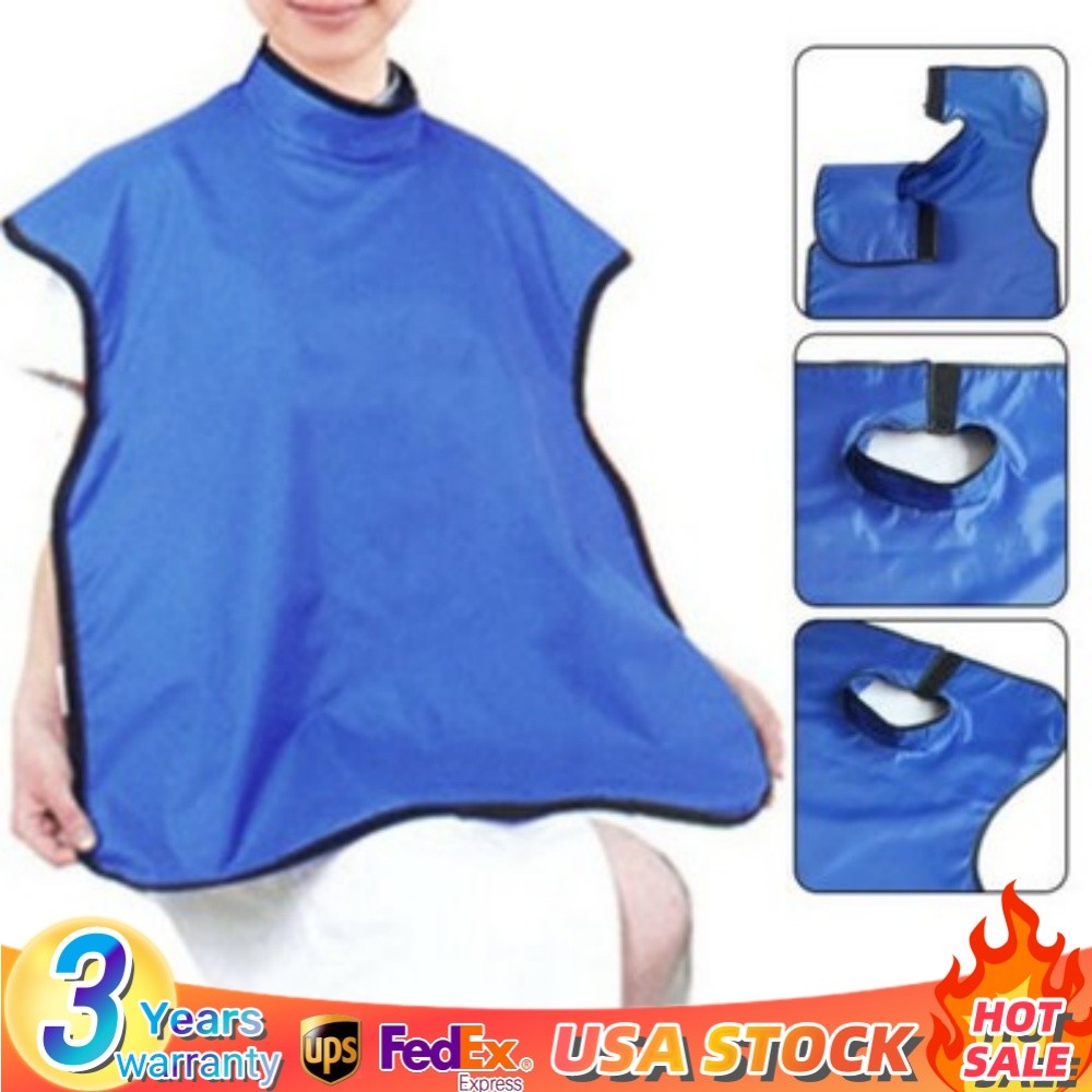 Adult Dental Lead X-Ray Apron w/ High Collar 0.5mmPb Medical Grade Lightweight