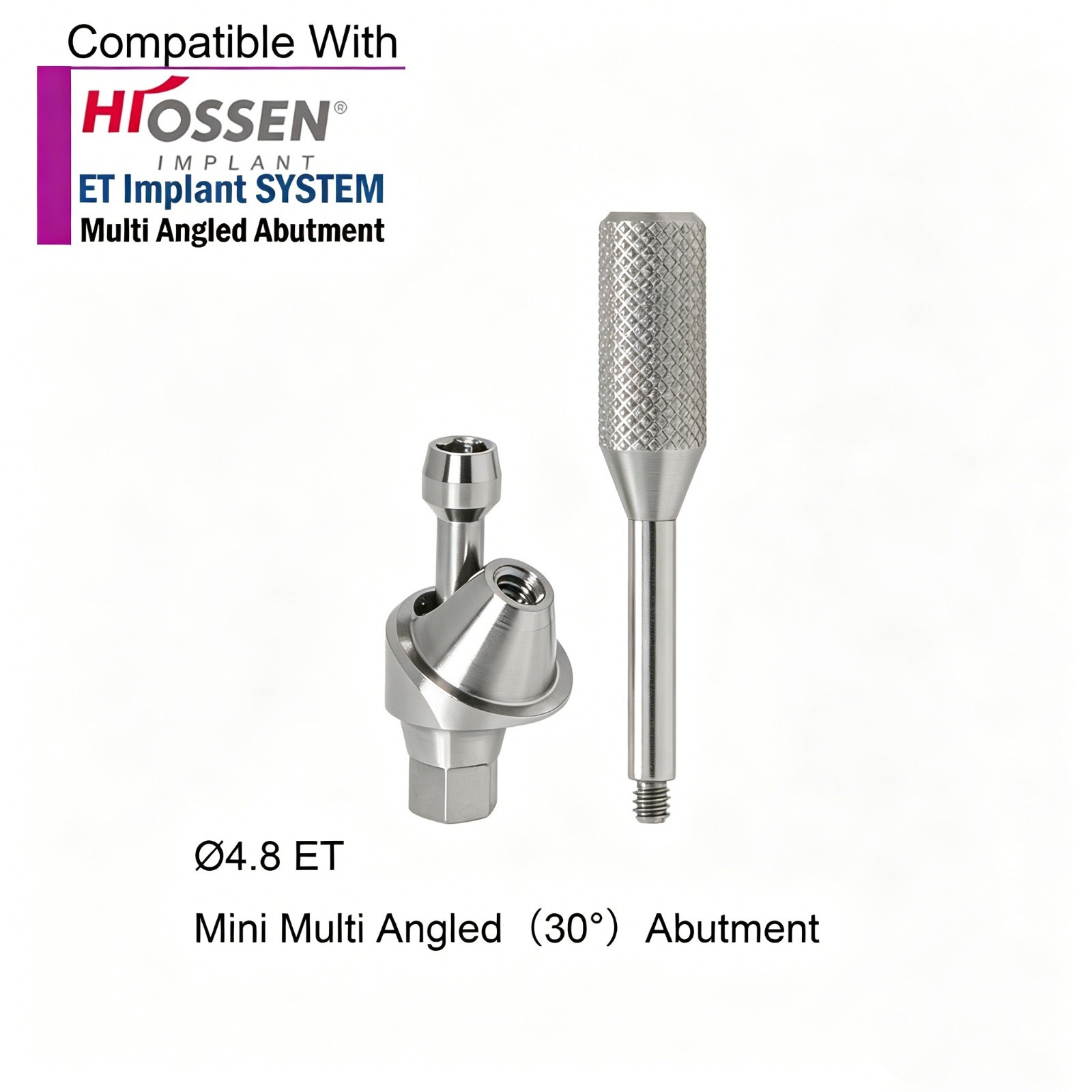 Hiossen Implant Multi unit 4.8mm angled/straight/locator abutment overdenture