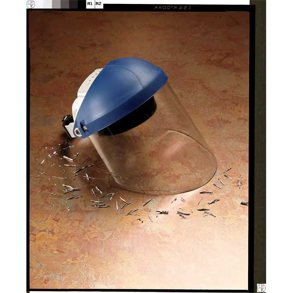 3m Face Shield, Clear Visor, Propionate, Ratchet Suspension, Uncoated Lens