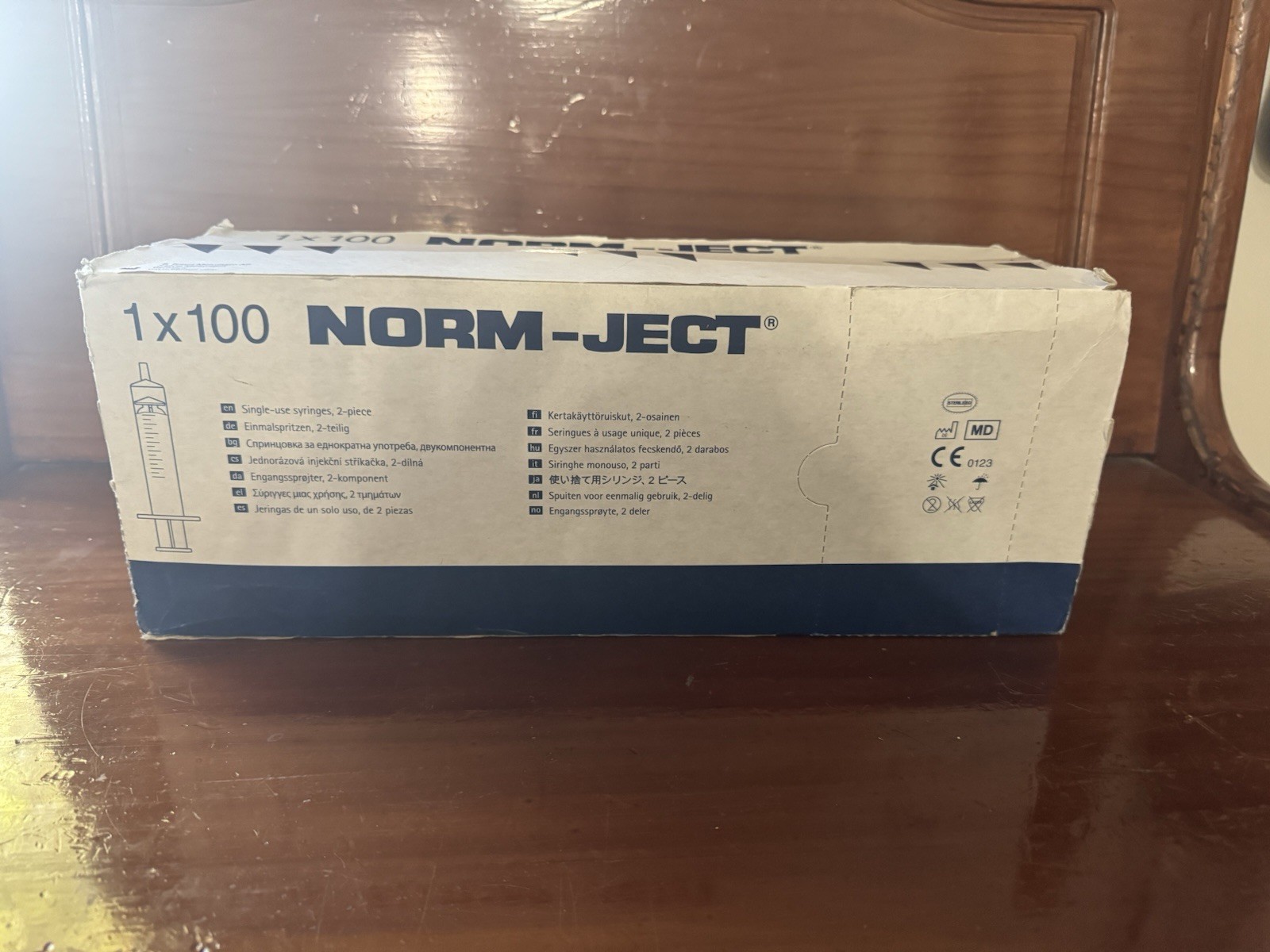 Norm-Ject 1×100 10 mL NJ-4606728-02 Luer Lock Solo NEW Box
