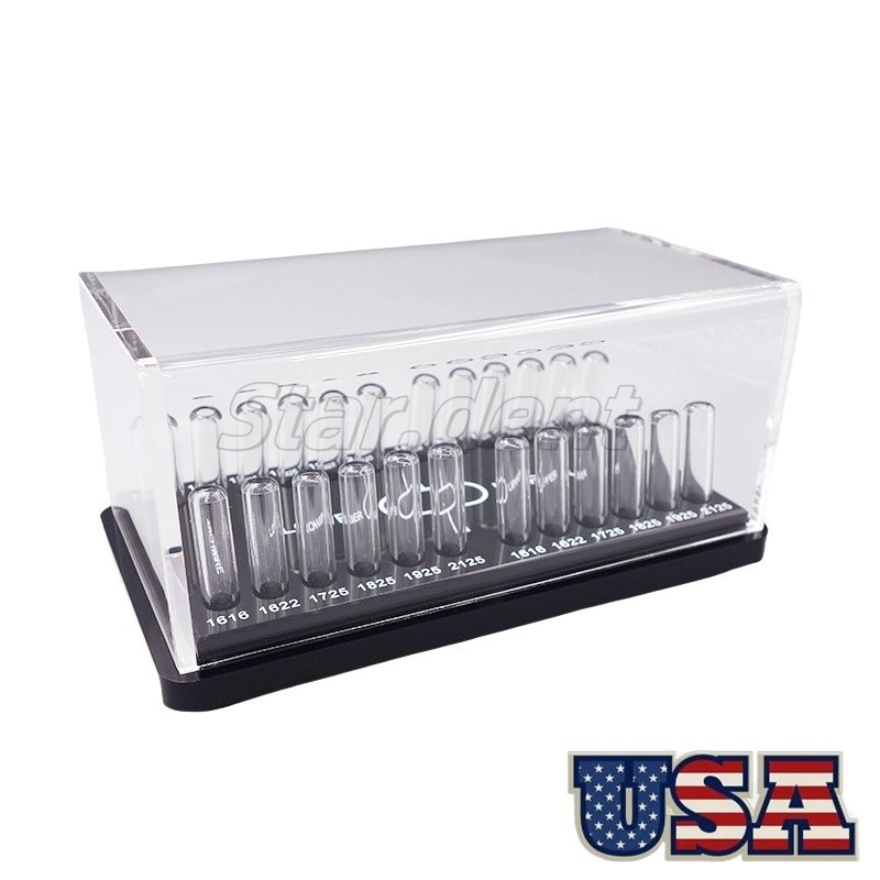 Dental Orthodontic Rectangular Arch Wire Acrylic Organizer Holder Case Box