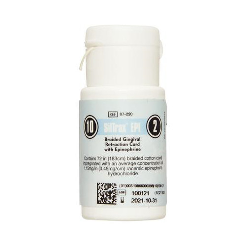 Pascal 07-220 SilTrax EPI #10 Thick Braided Gingival Retraction Cord 72″