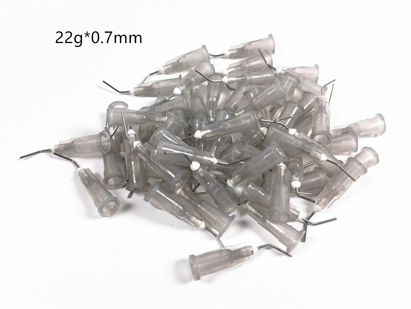 Dental Syringe Tips Applicator Prebent Brush End Conveyor Needle Tips
