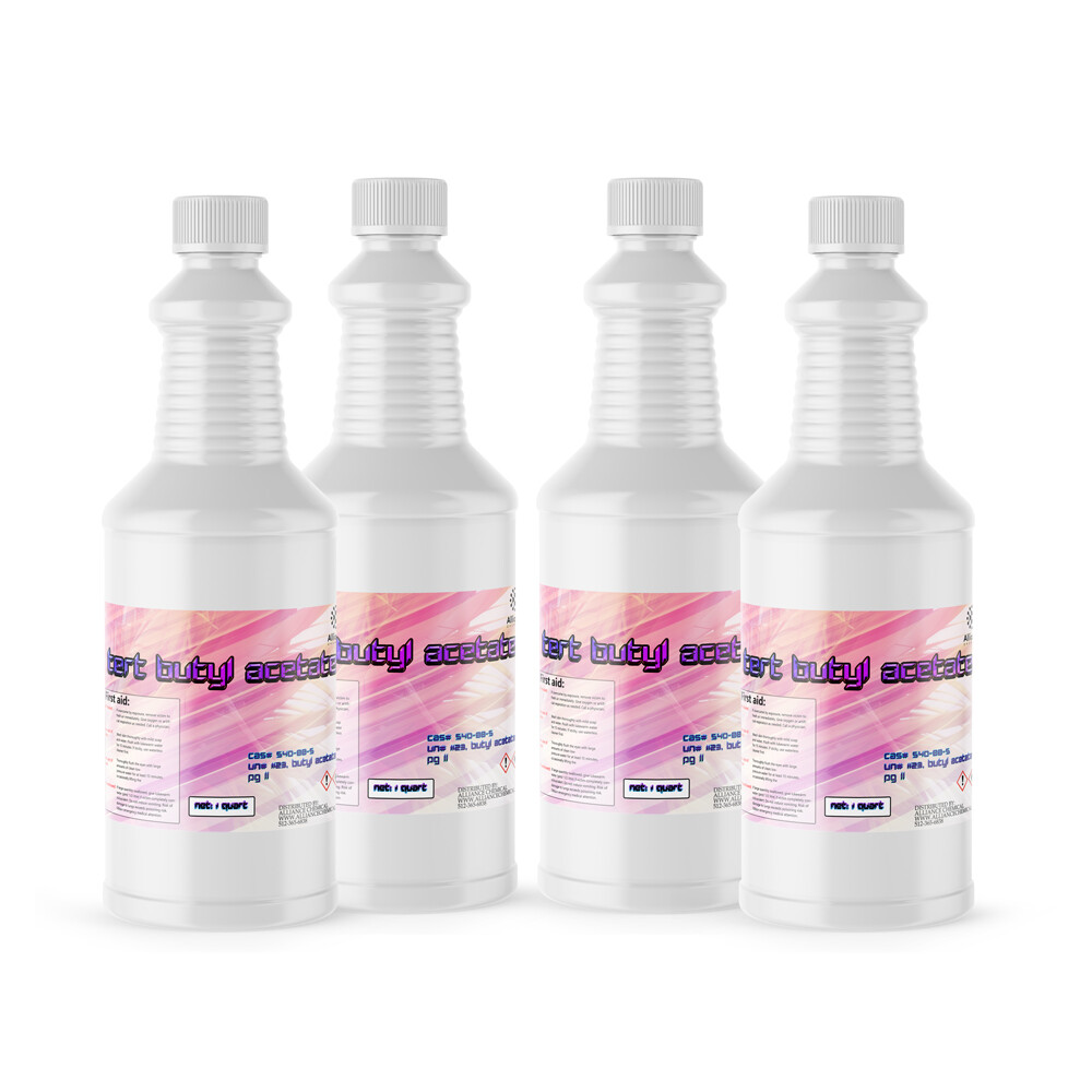 Tert Butyl Acetate – 4 Quarts – 1 Gallon (128 fl oz