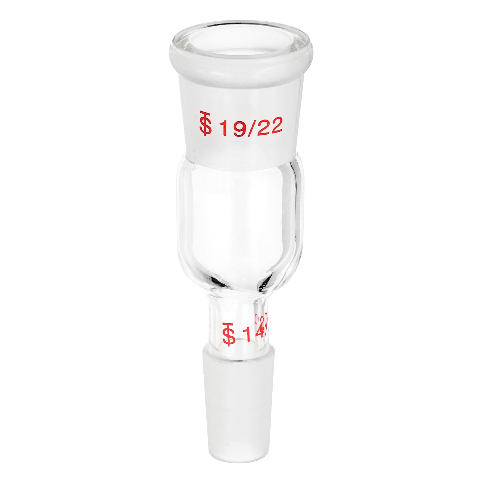 Glass Reducing Connecting Adapter, 1 Pcs from 19/22 to 14/20, Style 21