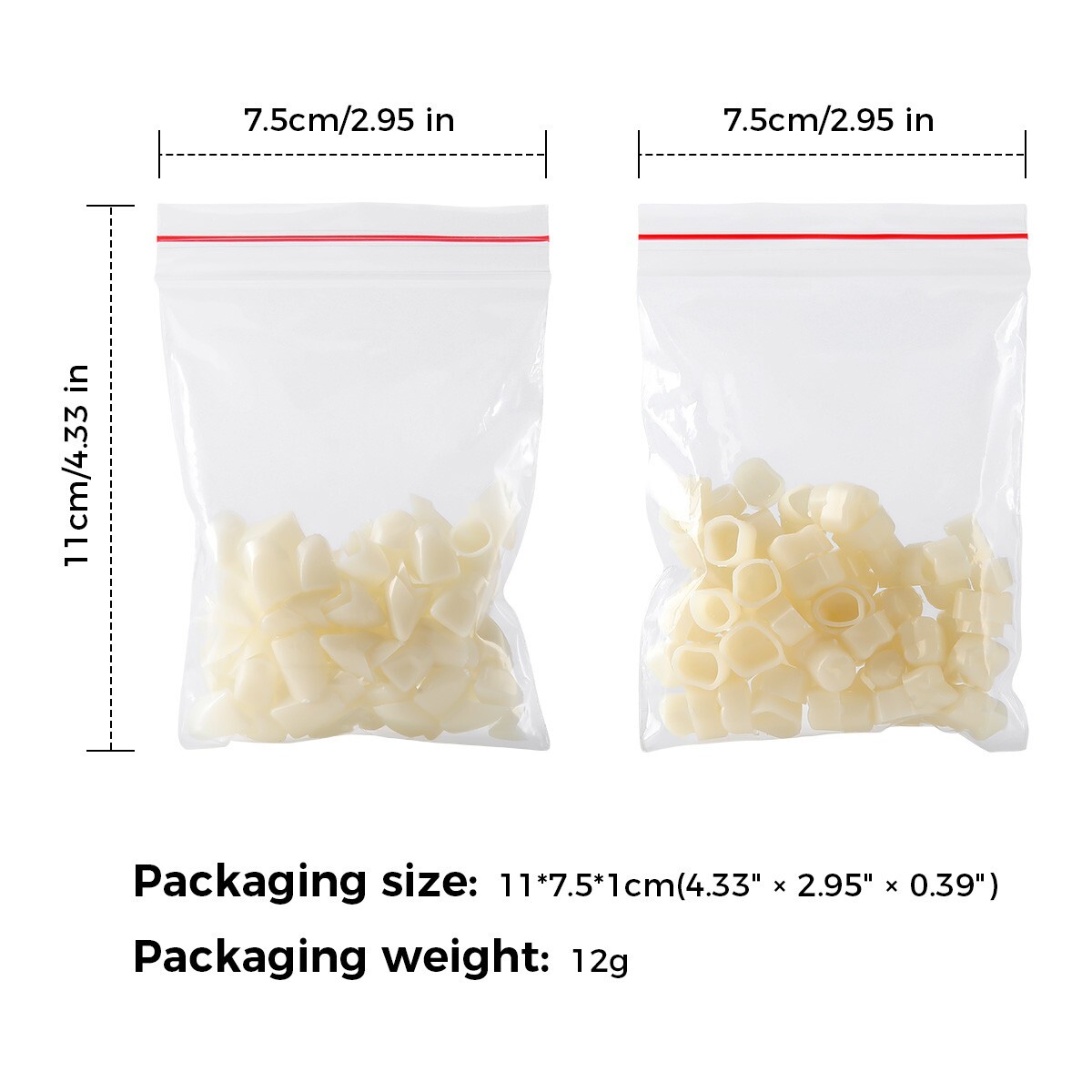 Temporary Resin Crowns Temporarily Repair Missing/Damaged Teeth Restoration