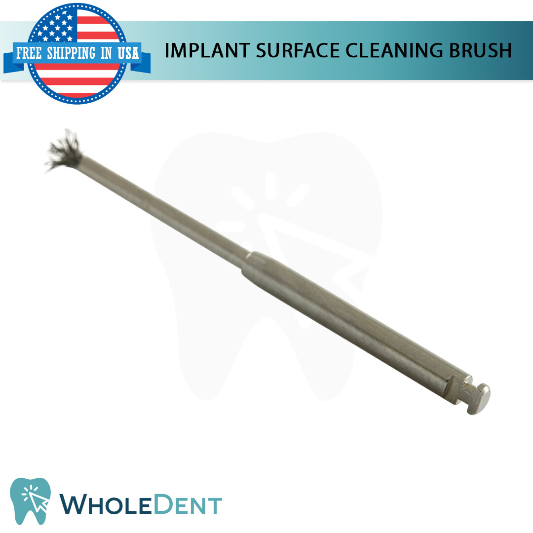 Titanium Bristles Surface Cleaning Brush For Dental Im plant Peri-Im plantitis