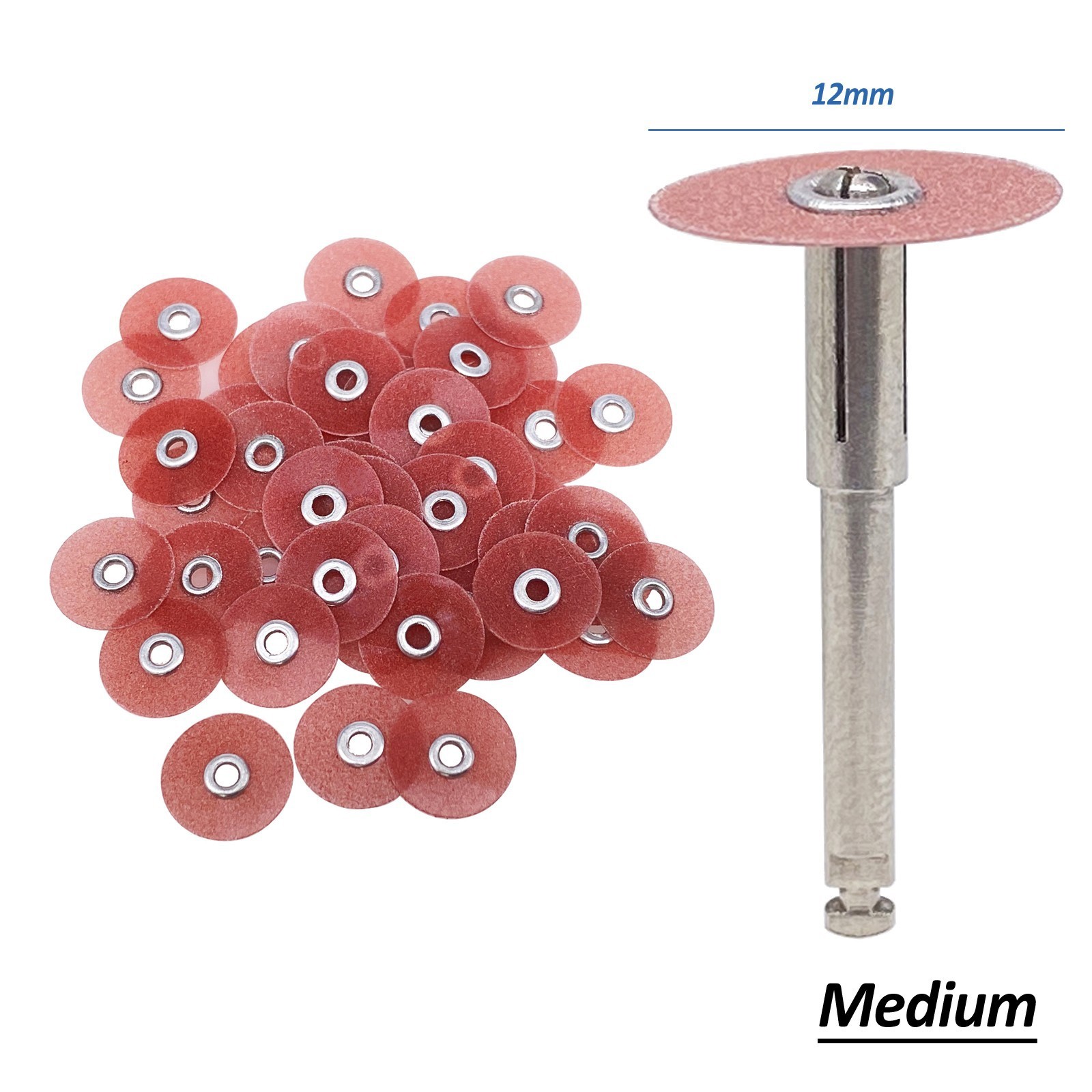 Dental Sof-Lex contouring polishing 2381 Pop-On discs 0.47″ 12mm or Mandrel DC