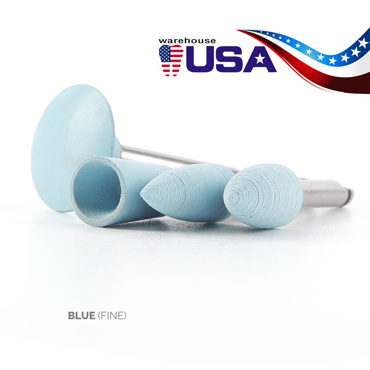 12Pcs/pack Dental Silicone Composite Polishing for Contra Angle Handpiece 2.35mm