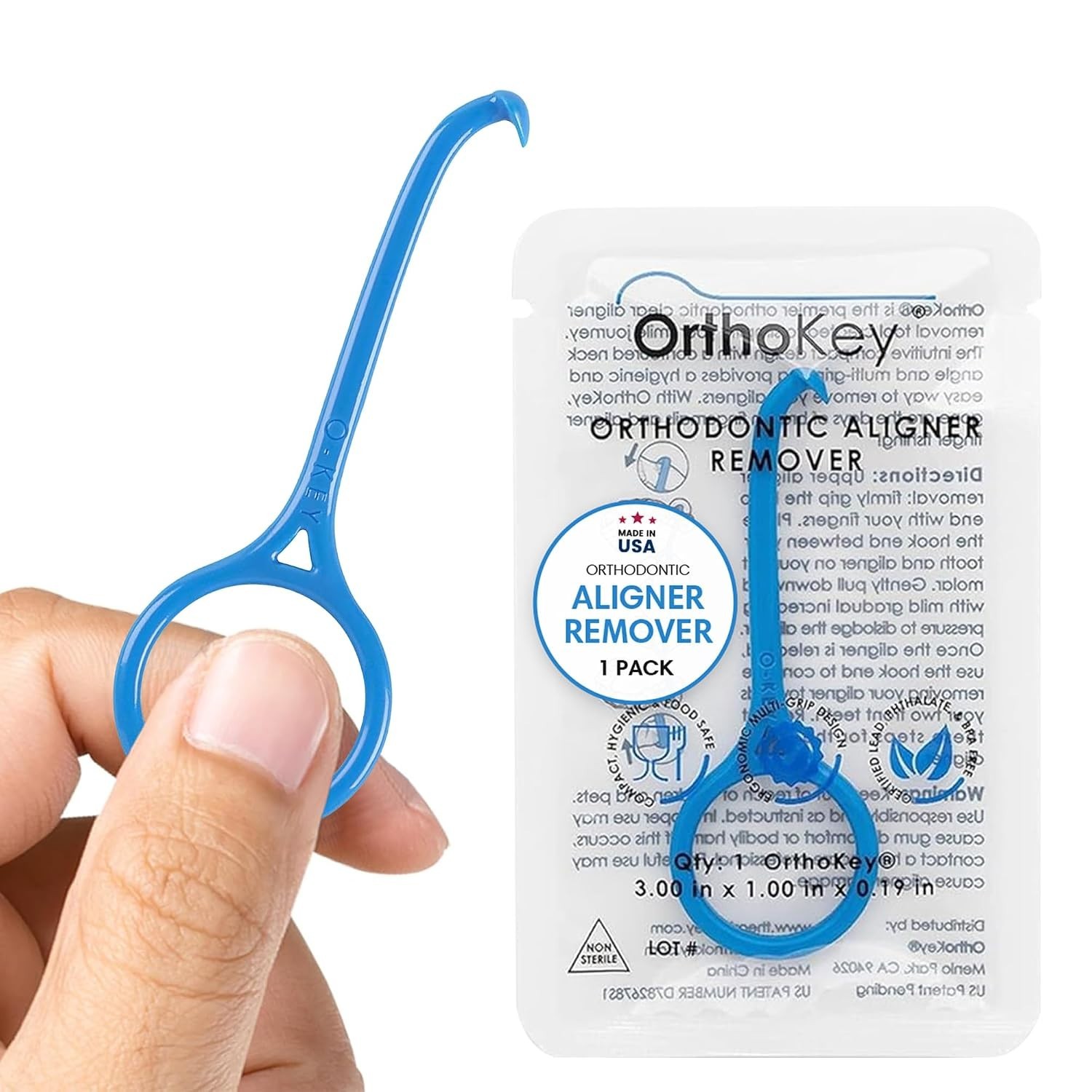 Effortless Invisalign & Retainer Remover – Compact & Individually Wrapped