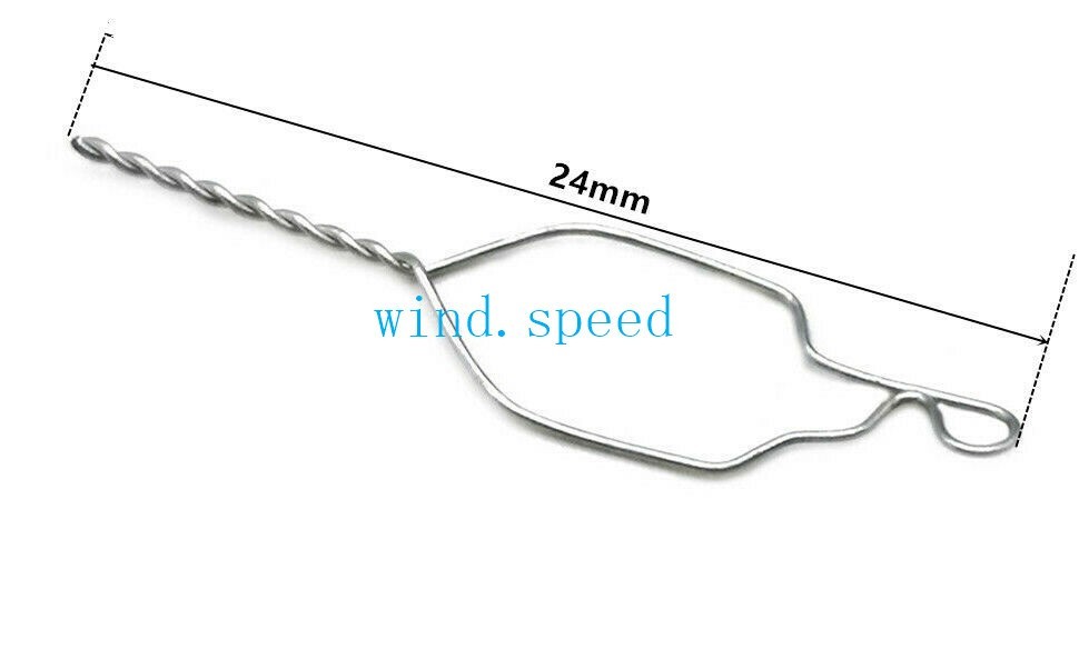 100PC Dental Orthodontic Wire Preformed Kobayashi Ligature Ties Long Short Twist