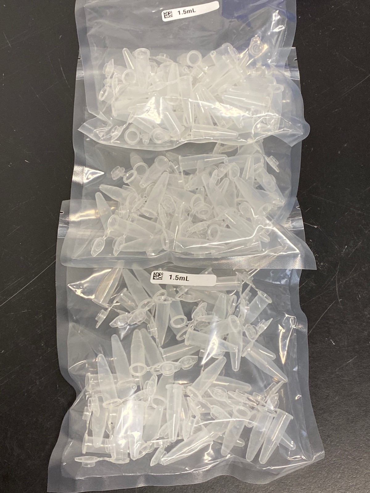Mixed Lot Centrifuge Tubes w/ Snap Caps 0.25mL 0.5mL 1.5mL 1.7mL 2.0mL 5.0mL