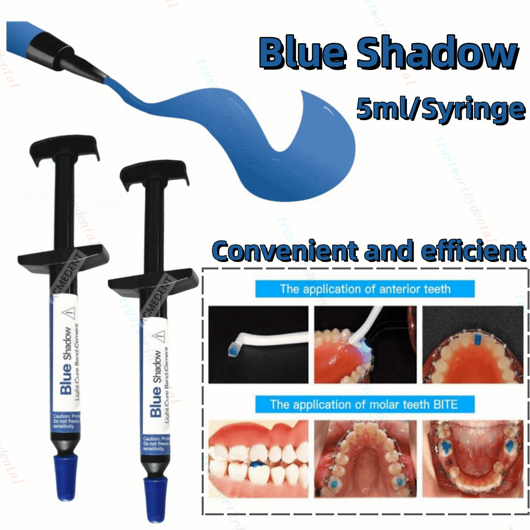 Dental Blue Glue TURBO Composite Resin Orthodontic Adhesive Light Cure Band