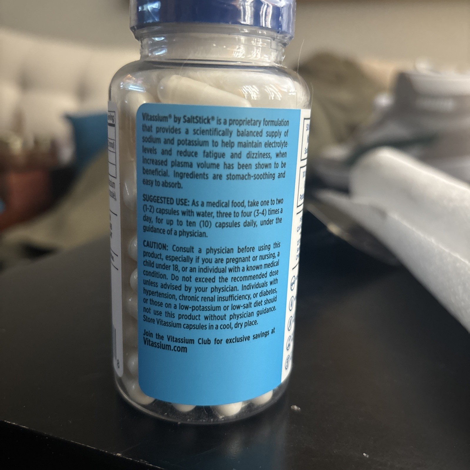 Vitassium Electrolyte Capsules, Electrolytes for Dietary Management 05/27