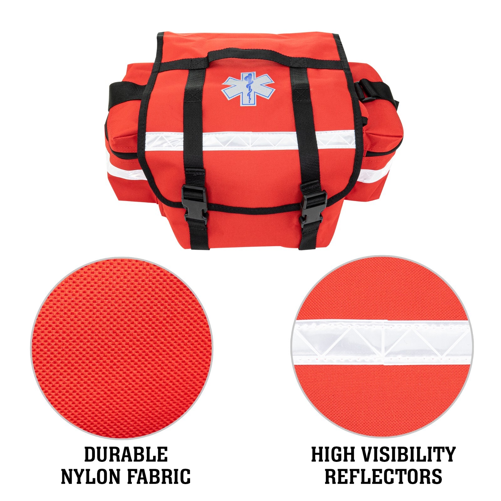 LINE2design First Aid Kit – Paramedic Rescue Emergency First Responder Kit – Red
