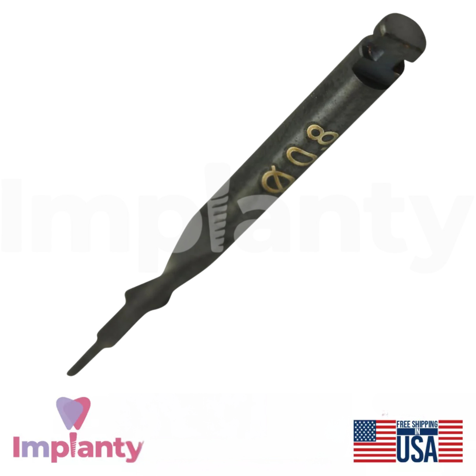 GDT Reverse Screw Extractor Dental Drill Dentistry Fixture Tool 30.0mm Length