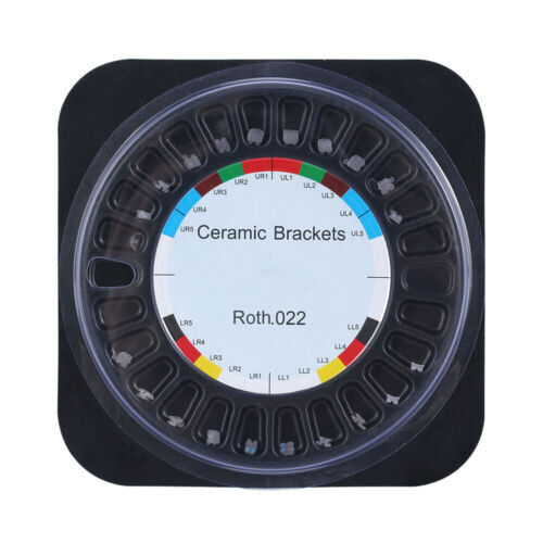 Dental Orthodontic Braces Ceramic Bracket Roth 022 with 345 3 Hooks Instrument