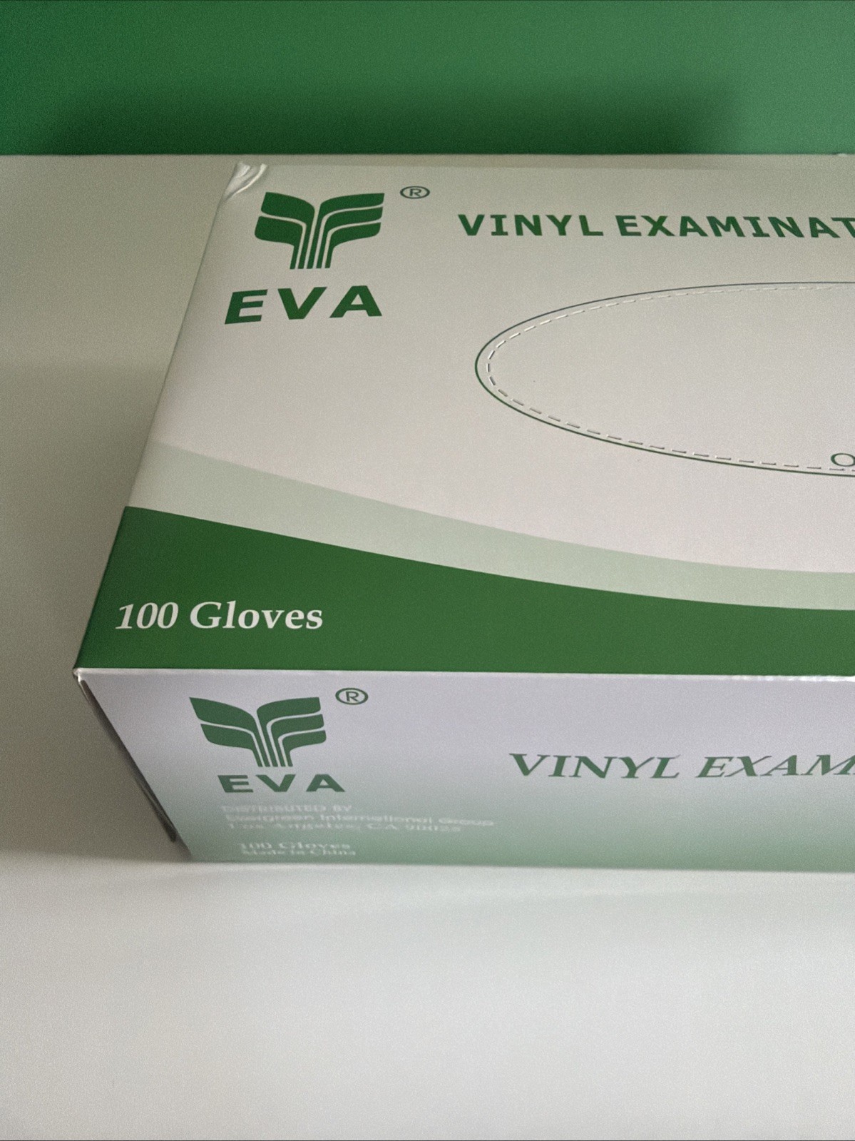 Eva Vinyl Examination Gloves, 100/box Powder Free Vinyl Midium Disposable