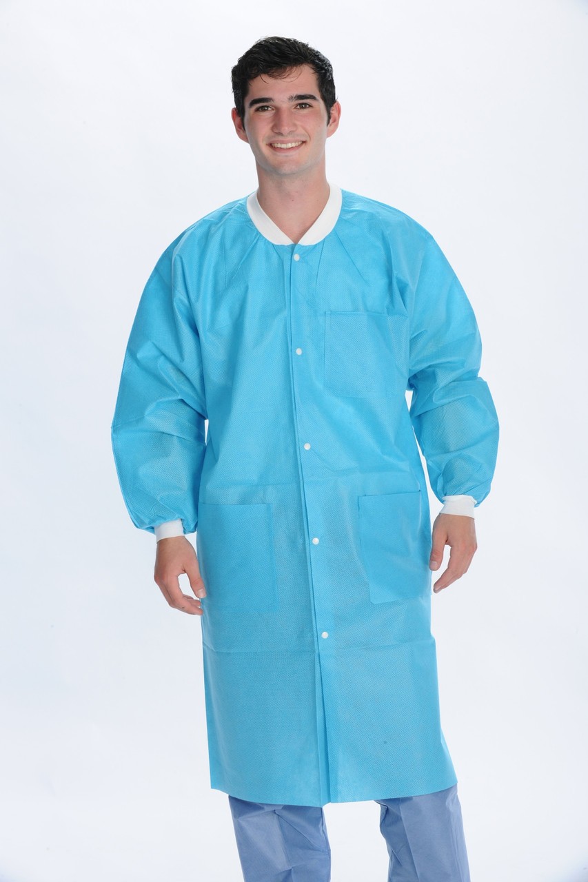 ValuMax 3660AQ2XL ExtraSafe Lab Coats Aqua 2XL 10/Pk
