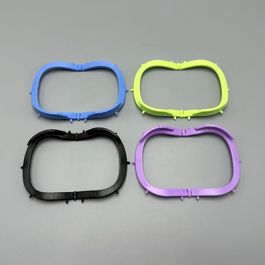 10x Dental Foldable Bracket Frame Plastic Rubber Dam Sheet Oral Barrier Tool USA