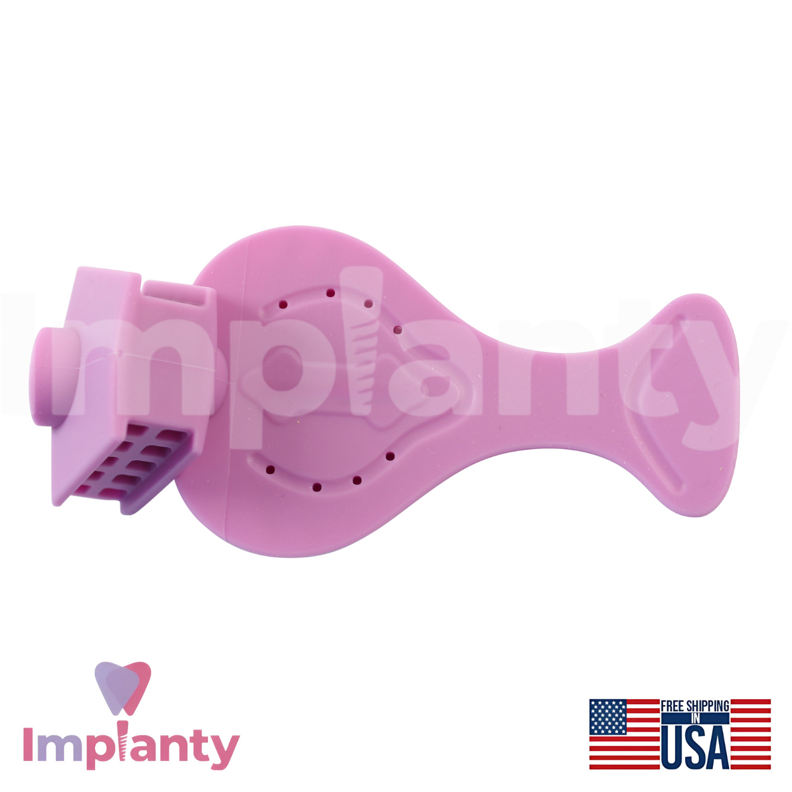 Dental Saliva Shield High-Quality Silicone Material Bite Block Design 14.5cm