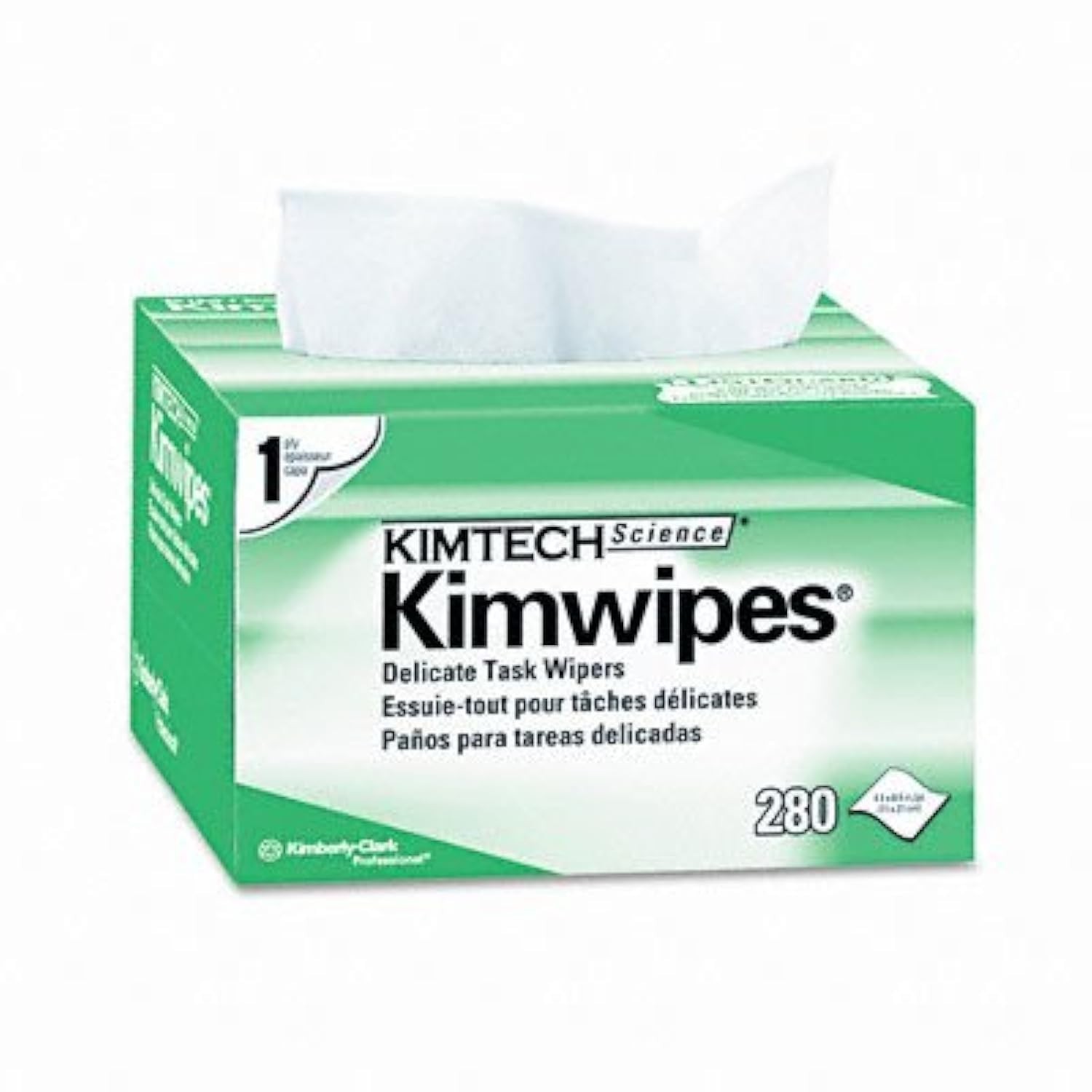 Box of 3 Professional Dry Wipes, 280 Sheets Each, Perfect for Glass and Metal