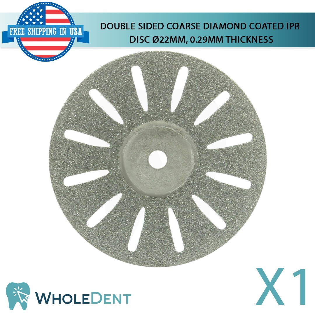 Ortho Dental Coarse Double Sided Diamond Coated Disc IPR Separator Ø22mm, 0.29