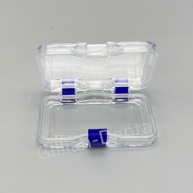 Acrylic Membrane Case Display Storage Box Jewelry Chip Shockproof 10*6*2.2cm