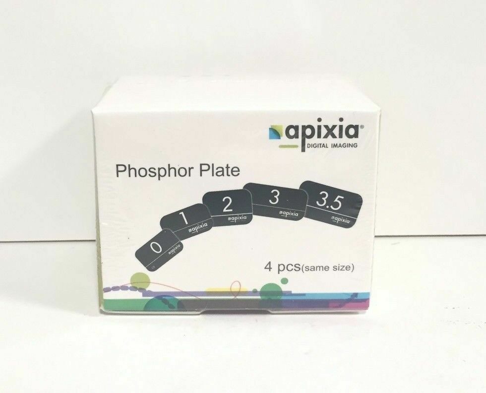 12 Pack Size #2 Scanner Apixia X-Ray Phosphor Plates PSP