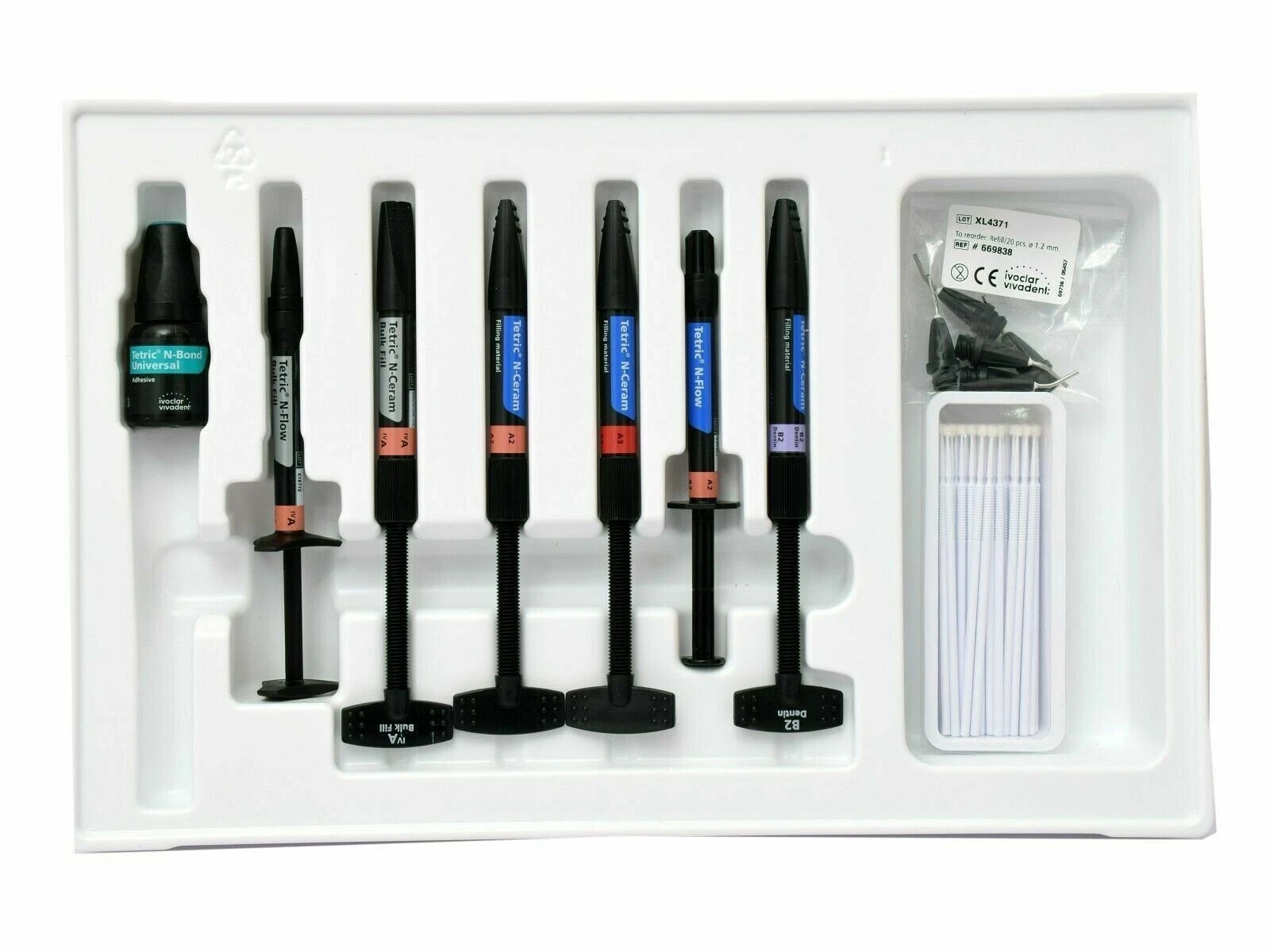 Ivoclar Vivadent Tetric N Line Ceram Flow Bulk Fill Bond Composite Kit Fast Ship