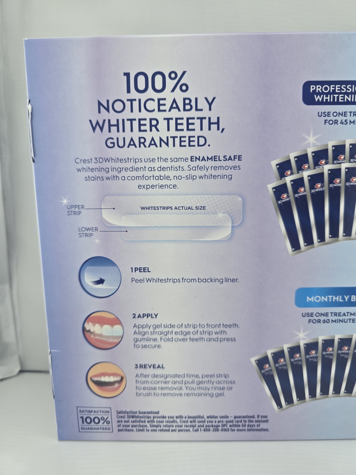 Crest 3D Whitestrips Professional Effects + Supreme Bright Whitening EXP 03/28