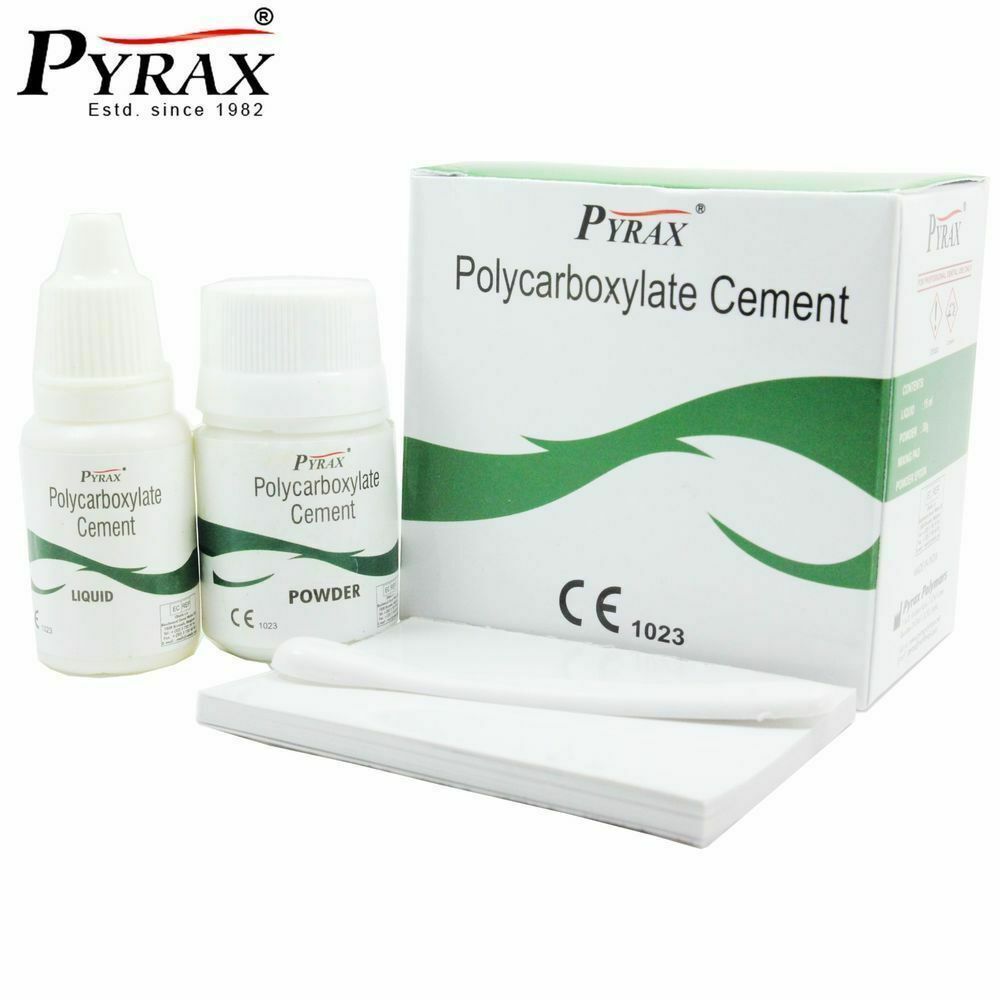 PYRAX POLYCARBOXYLATE CEMENT FOR LUTING CROWN N BRIDGE Free shipping