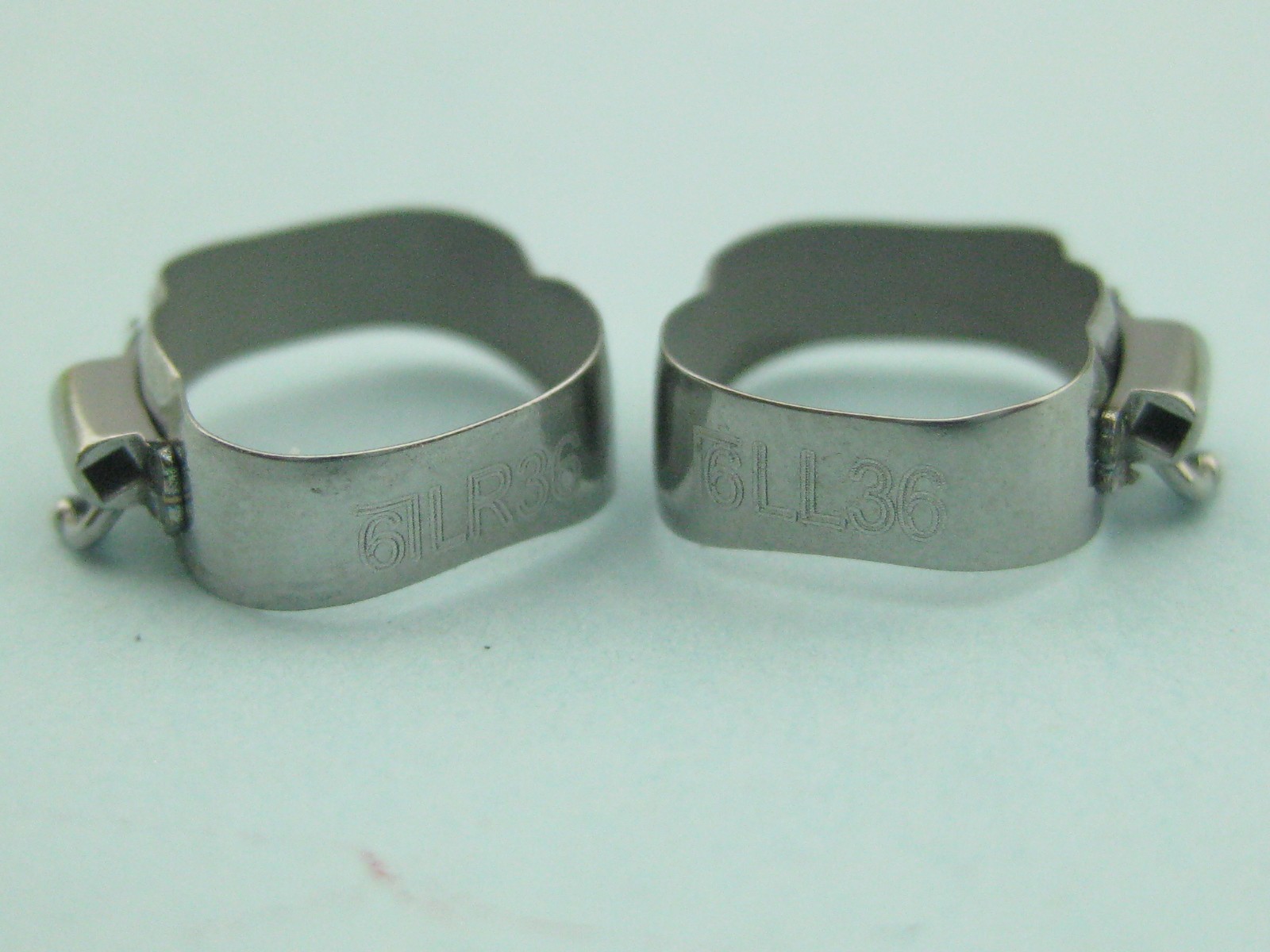 40Pcs Dental Orthodontic 1st Molar Band&Buccal Tube U1/L1 Non-convert. MBT .022