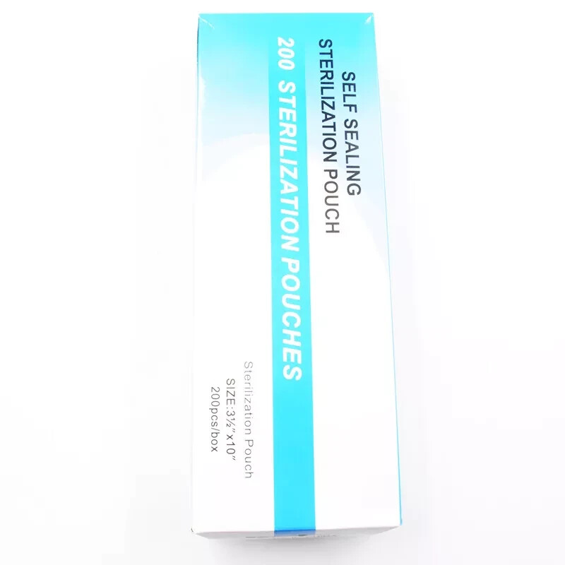 200Pcs/Bag Dental Disposable Medical Autoclave Serilization Pouch Bags 3.5»x10″