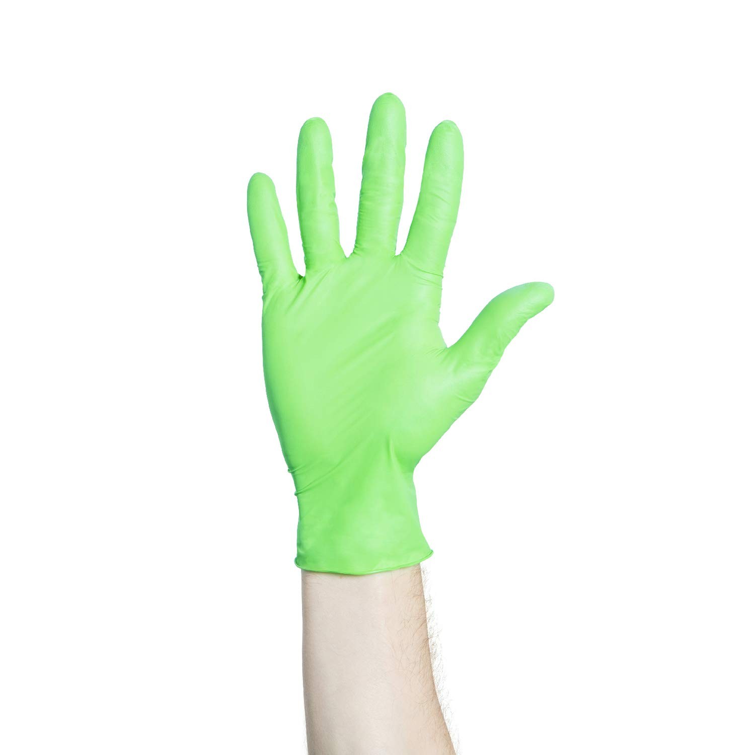 HALYARD FLEXAPRENE Green Exam Gloves, Chloroprene Technology, Non-Sterile, Po…