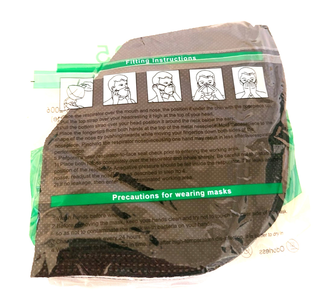 PROTECTIVE MASK KN95 Individually Wrap (50) Units Non-Medical Use NEW SEALED