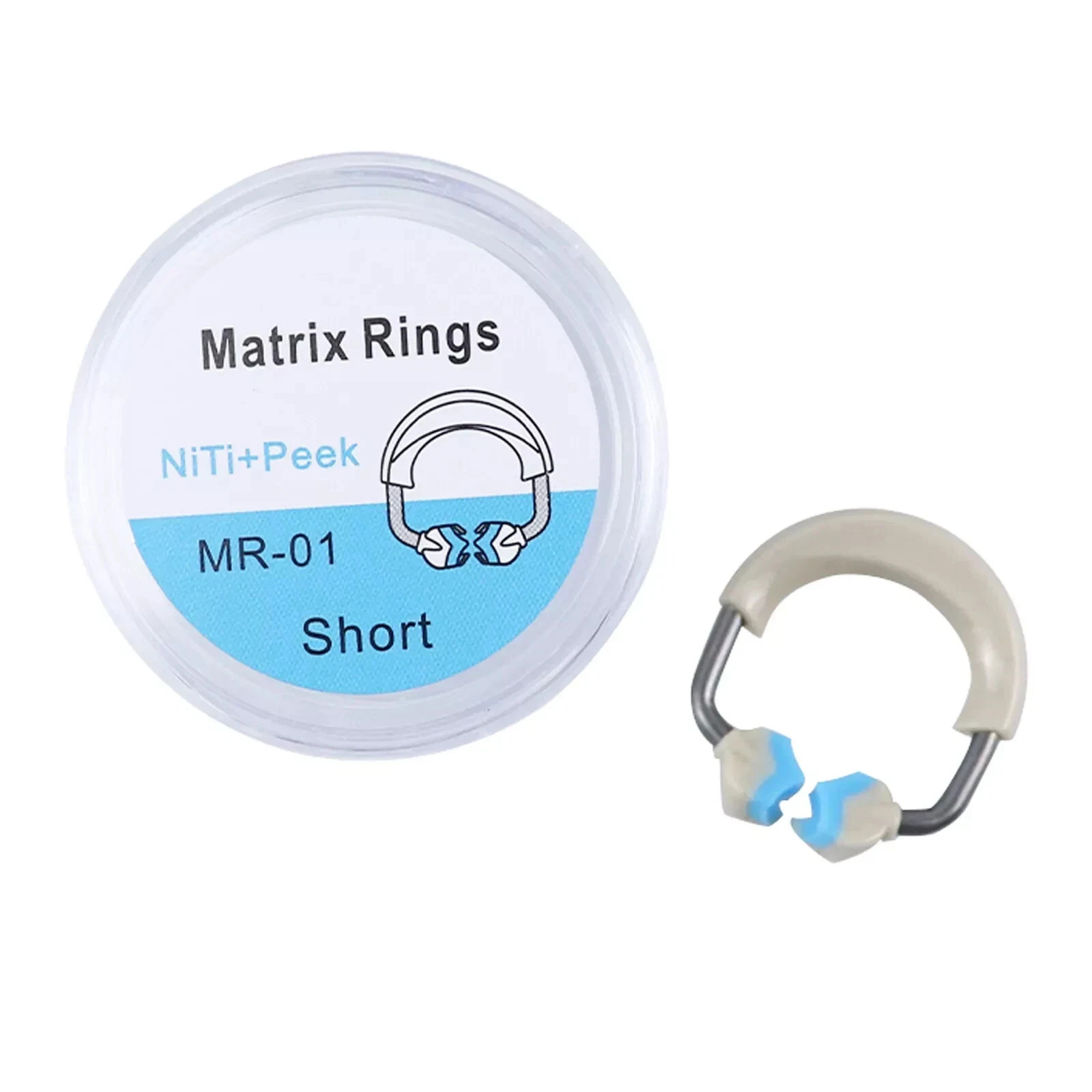 14Sizes Dental Matrix Bands Refills Ring Clamp Sectional Contoured Matrice Hand