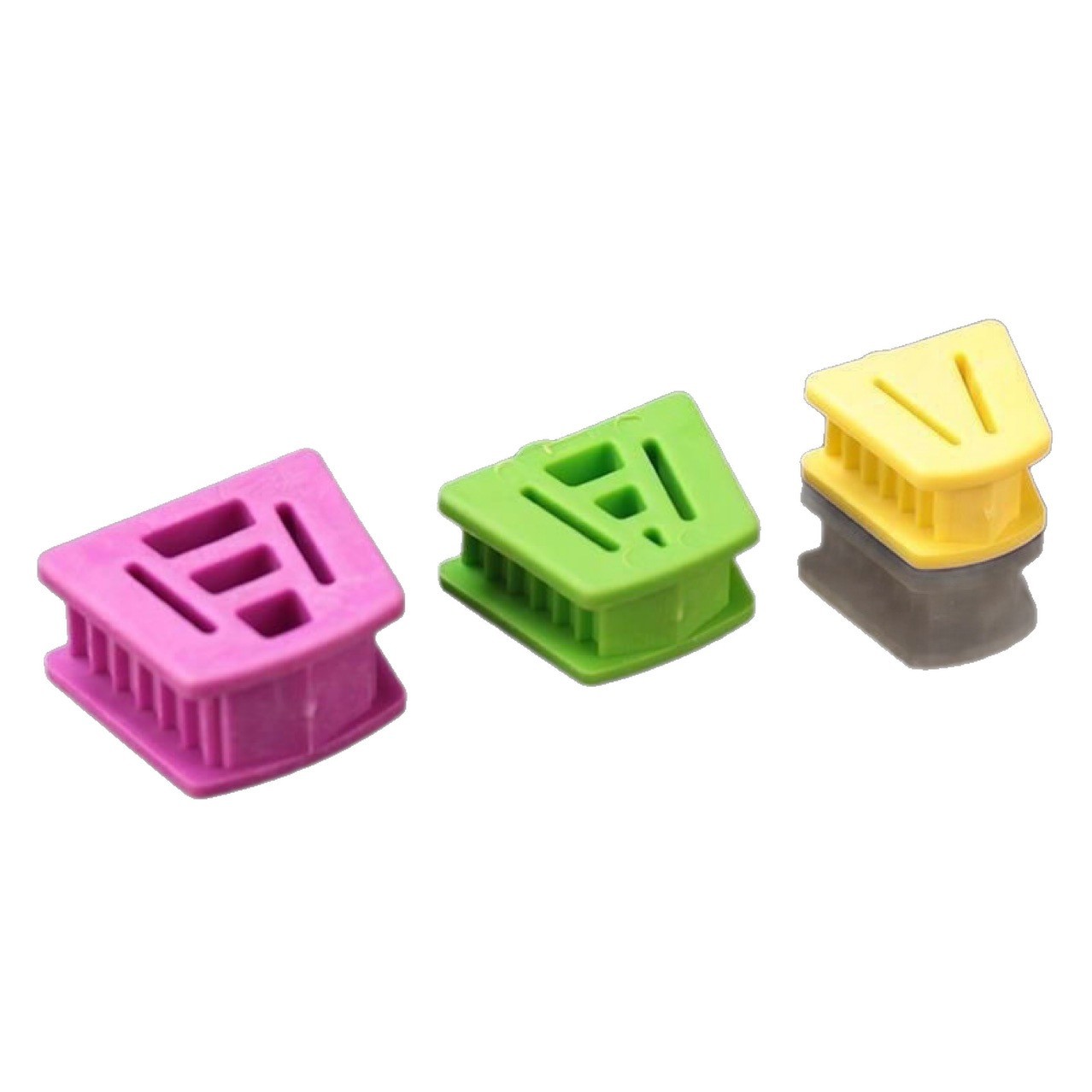 3 Pcs Dental Bite Bite Block Mouth Opener Intraoral Mouth Prop Silicone S/M/L