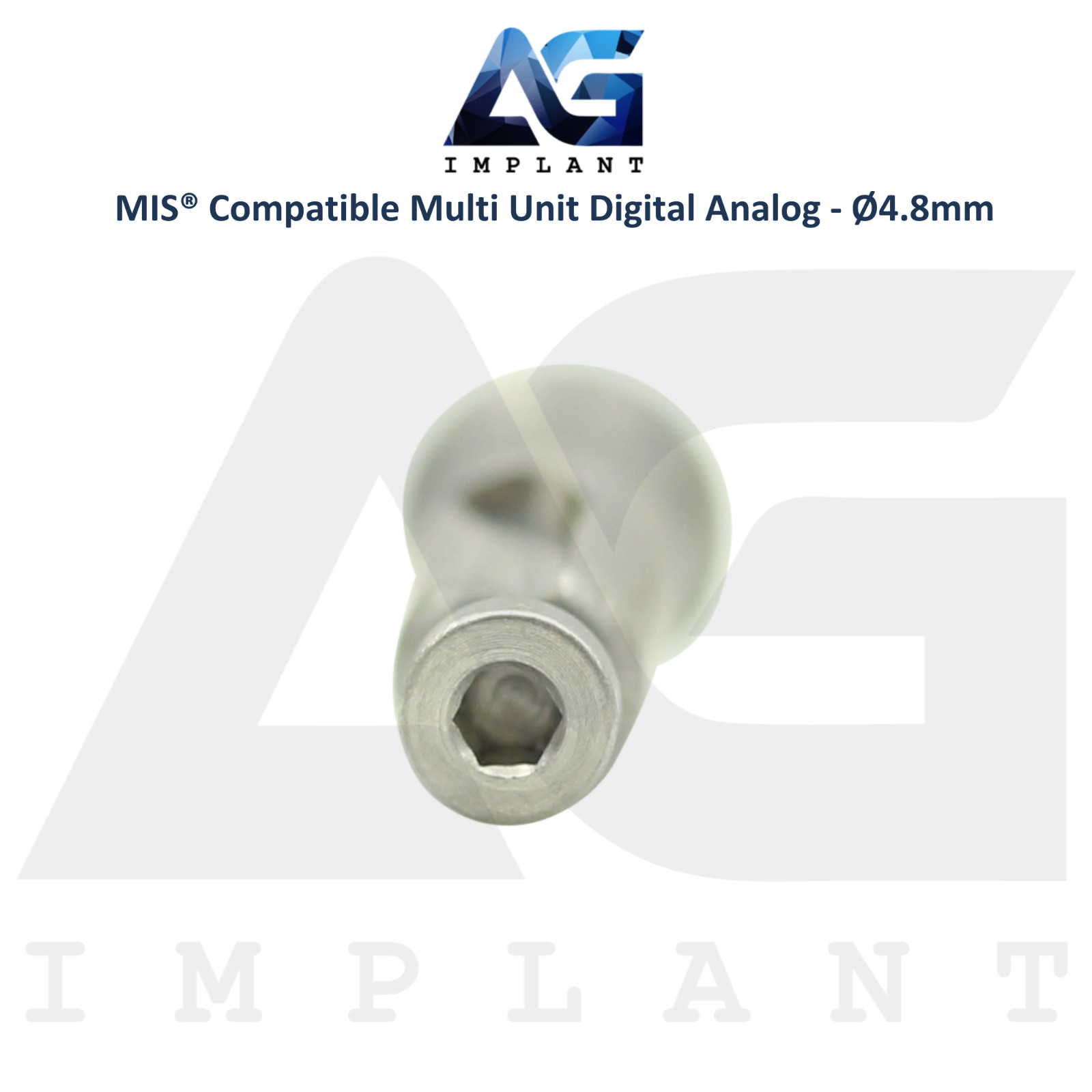 x10 Multi Unit Digital Dental Analog Ø4.8mm MIS® Compatible System Lab