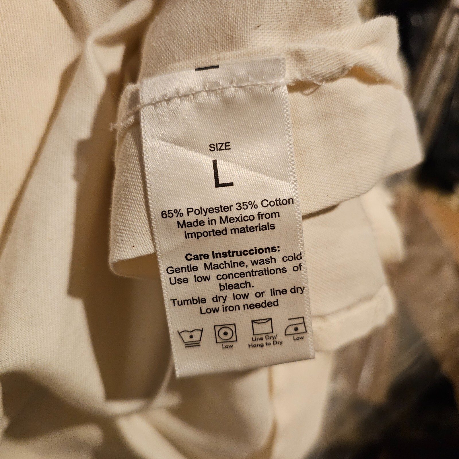 Lot of 6) Reusable Patient/Procedure Gowns Cotton Blend L One size fits all