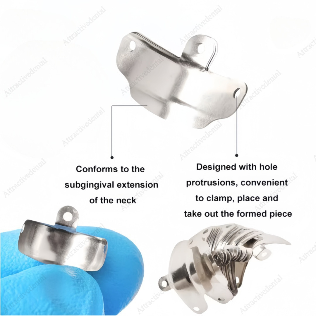 Dental Matrix Bands Ring Sectional Matrice Clamp Wedges Fit Palodent V3 System