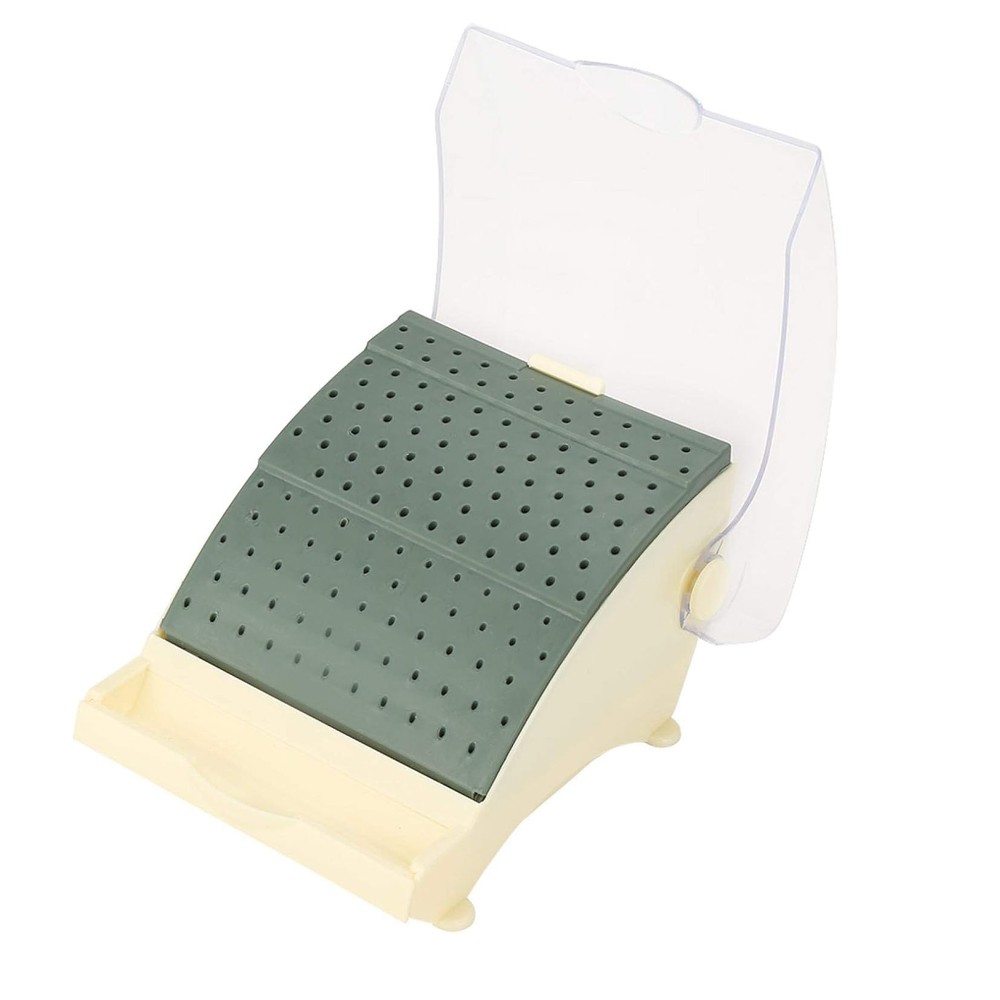 Dental Bur Block / Holder / Station with Pull out Drawer – Holds 142 Burs