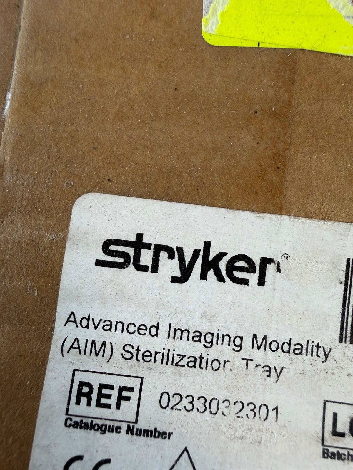 Stryker 233-032-301 1588 AIM Camera & Scope Sterilization Case 21″ x 10″ x 3″